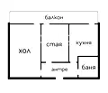 Снимка 4 — Двустаен апартамент в София, Елин Пелин