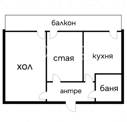 Снимка 4 — Двустаен апартамент в София, Елин Пелин