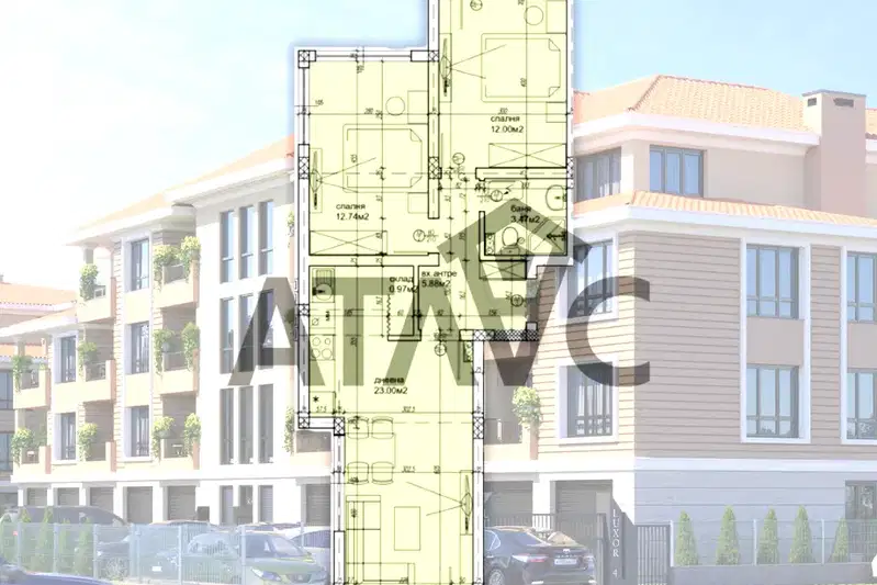 3-bedroom apartment in Plovdiv, Ostromila