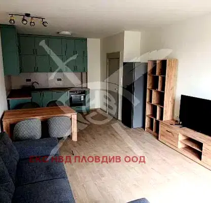 Снимка 2 — Двустаен апартамент в Тракия, Пловдив с тераса
