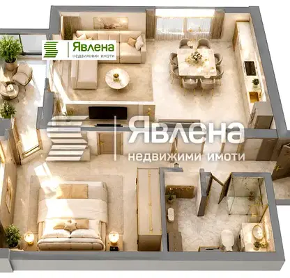 Снимка 2 — Двустаен апартамент в Бургас, с. Равда