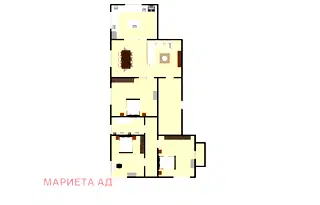 Четиристаен апартамент с високи тавани в Докторски паметник, София