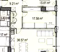 Снимка 2 — Тристаен апартамент с тераса в Дружба 1, София