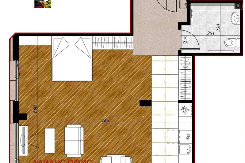 2-bedroom apartment in Sofia, Krystova Vada