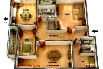 4-стаен апартамент с гараж в Лозенец, бул. Джеймс Баучър