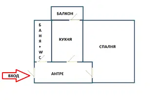 Двустаен апартамент в Слатина, София, на последен етаж