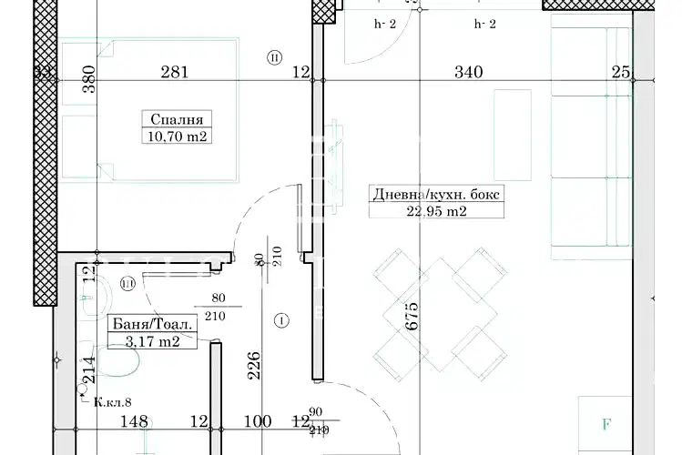 2-bedroom apartment in Varna, Bazar Levski