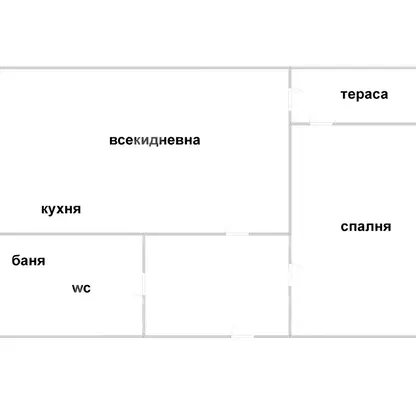 Снимка 5 — Двустаен апартамент в Кайсиева градина, Варна с тераса