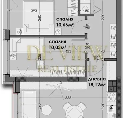 Снимка 2 — Тристаен апартамент с две бани в Изгрев, Варна