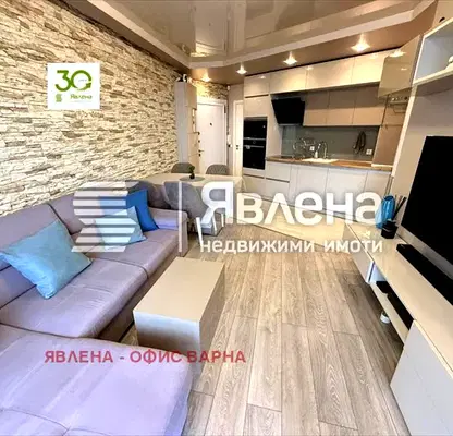 Снимка 3 — 3-стаен апартамент с морска панорама в м-т Долна Трака, Варна