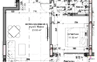 Двустаен апартамент с южно изложение в Младост 1, Варна