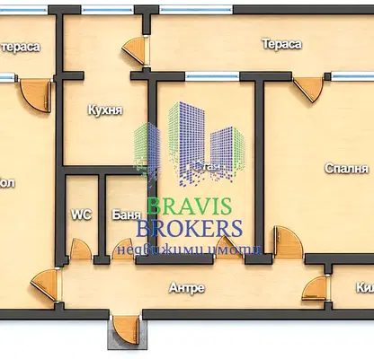 Photo 2 — 3-bedroom apartment in Varna, Mladost 1