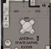 Снимка 3 — Просторен 2-стаен апартамент в Виница с тераса