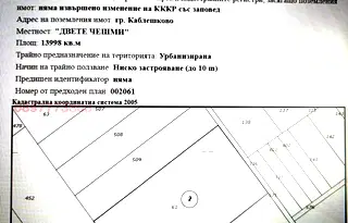 Парцел в Бургас, Каблешково