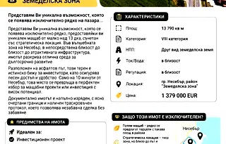 Парцел в Бургас, Несебър