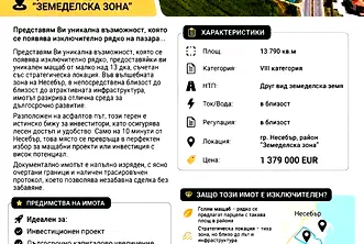 Парцел в Бургас, Несебър