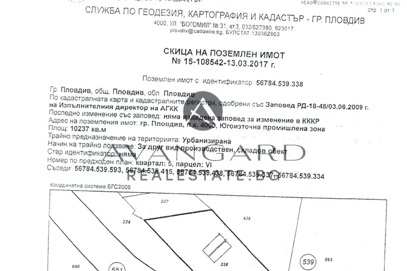 Парцел в Пловдив, Тракия