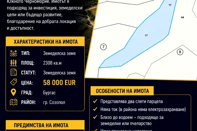 Plot in Oblast Burgas, Sozopol