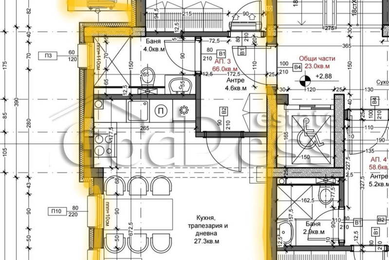 2-bedroom apartment in Bankya