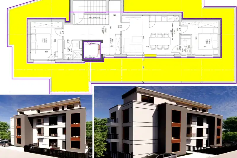 3-bedroom apartment in Bankya