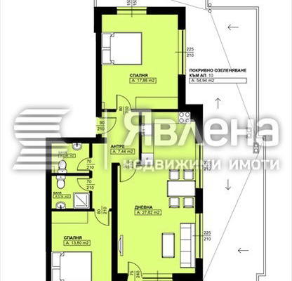 Снимка 4 — Тристаен апартамент в Благоевград, Широк център