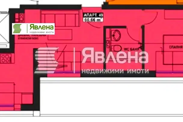 Двустаен апартамент на последен етаж в Братя Миладинови, Бургас