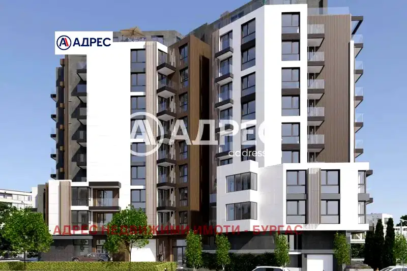 Двустаен апартамент в Братя Миладинови, Бургас, с асансьор