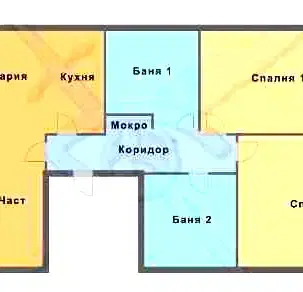 Photo 2 — 3-bedroom apartment in Burgas, Slaveikov