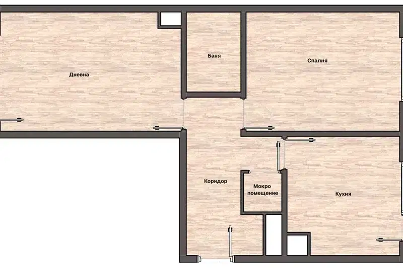 3-bedroom apartment in Burgas, Slaveikov