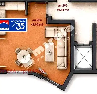 Photo 2 — 2-bedroom apartment in Oblast Varna, Byala