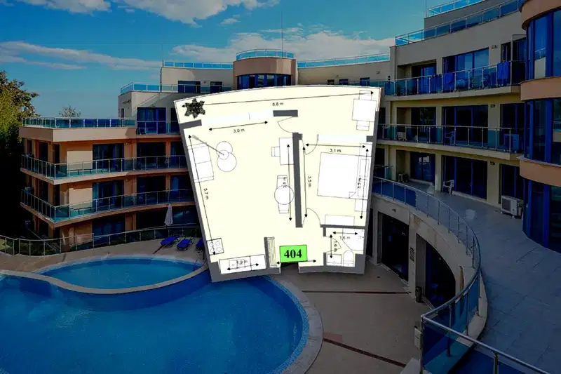 2-bedroom apartment in Oblast Burgas, Obzor