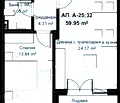 Снимка 4 — Двустаен апартамент в Пловдив, Христо Смирненски, ново строителство