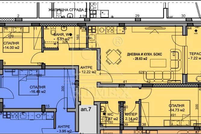 3-bedroom apartment in Plovdiv, Hristo Smirnenski