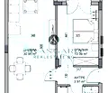 Снимка 2 — Двустаен апартамент в Кършияка, Пловдив с тераса