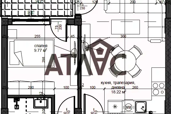 2-bedroom apartment in Plovdiv, Kyrshiyaka