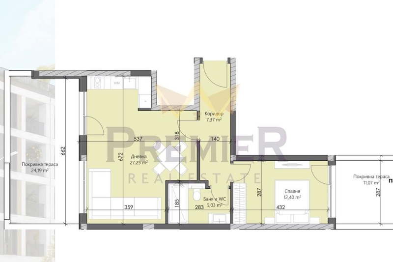 2-bedroom apartment in Plovdiv, Kyrshiyaka