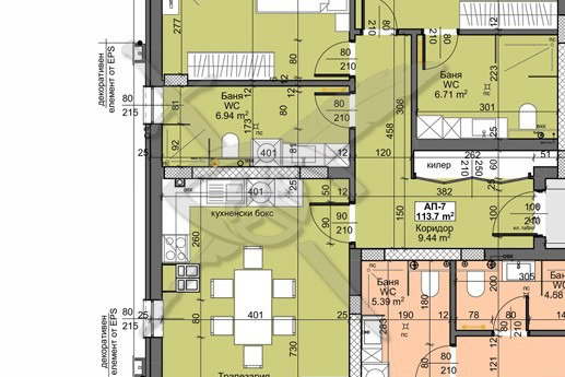 3-bedroom apartment in Plovdiv, Ostromila