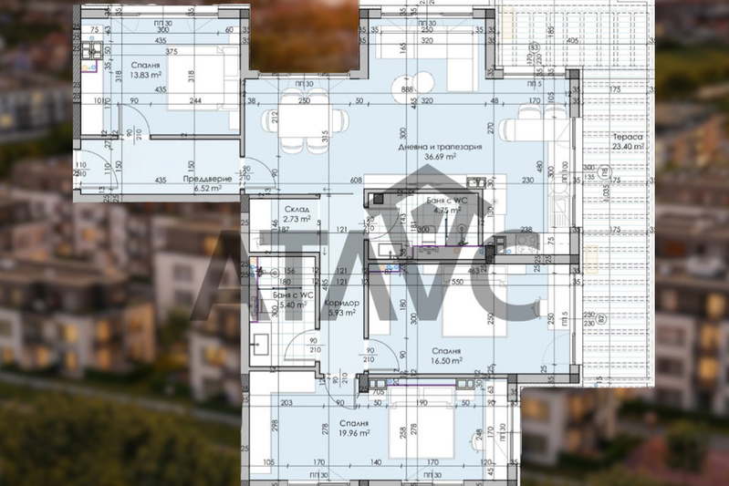 4-bedroom apartment in Plovdiv, Ostromila