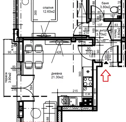 Photo 3 — 2-bedroom apartment in Plovdiv, Proslav