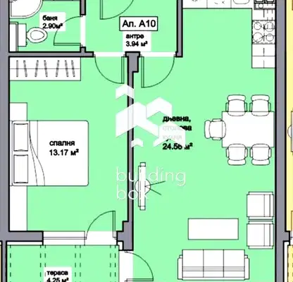 Photo 4 — 2-bedroom apartment in Plovdiv, Proslav