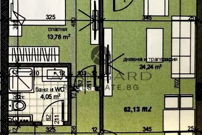 2-bedroom apartment in Plovdiv, Trakiya