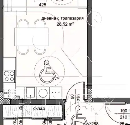Photo 3 — 2-bedroom apartment in Plovdiv, Trakiya