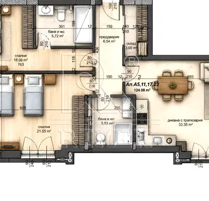Photo 2 — 3-bedroom apartment in Plovdiv, Trakiya