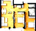 Снимка 2 — Тристаен апартамент в Тракия, Пловдив с асансьор