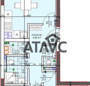 Снимка 2 — Тристаен апартамент в Тракия с две тераси, Пловдив
