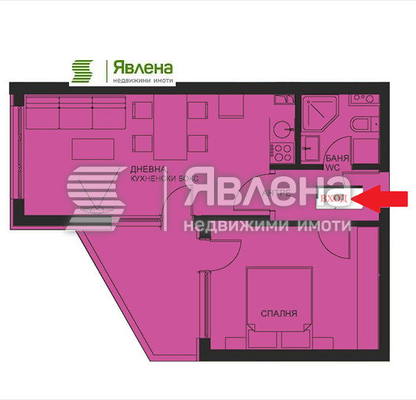 Снимка 2 — Двустаен апартамент в Бургас, Поморие