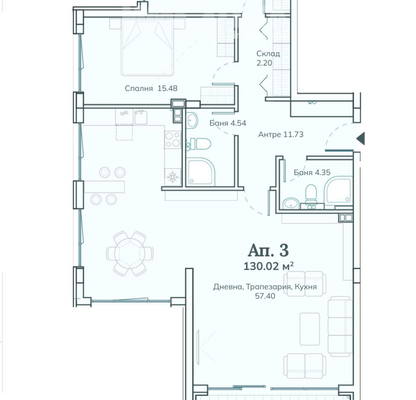 Photo 3 — 3-bedroom apartment in Bistrica