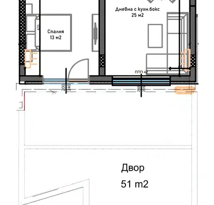 Снимка 4 — Двустаен апартамент в Пловдив, с. Марково