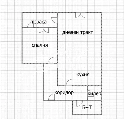 Снимка 2 — Двустаен апартамент в Шумен, Математическа гимназия