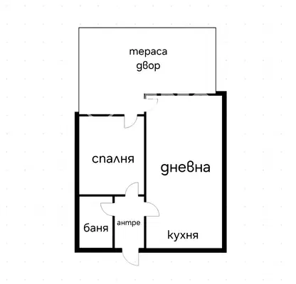 Снимка 4 — Двустаен апартамент с двор в Бояна, София